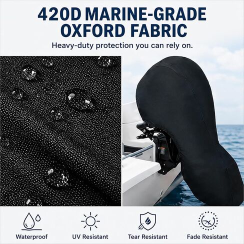 غطاء قلنسة محرك خارجي لسيارة Honda Marine | بي اف 90 | 2015–2026 | 90 حصان، غطاء المحرك البحري، حماية من جميع الأحوال الجوية، أغطية المحرك الخارجي in Kuwait
