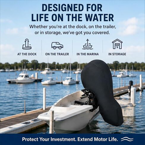 غطاء قلنسة محرك خارجي لسيارة Honda Marine | بي اف 90 | 2015–2026 | 90 حصان، غطاء المحرك البحري، حماية من جميع الأحوال الجوية، أغطية المحرك الخارجي in Kuwait