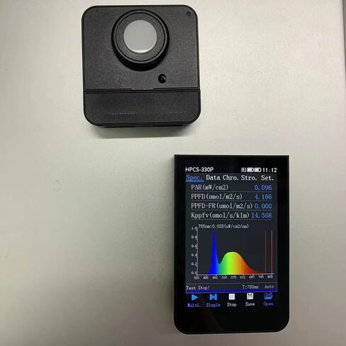 HPCS-330P 350-800nm ​​ضوء عد القطب القياسي PPFD أداة قياس الطيف in Kuwait
