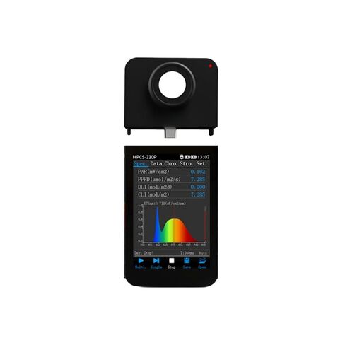 HPCS-330P Standard Rod Number Photometer PPFD Spectrometer and Flicker CCT CRI Meter in Kuwait