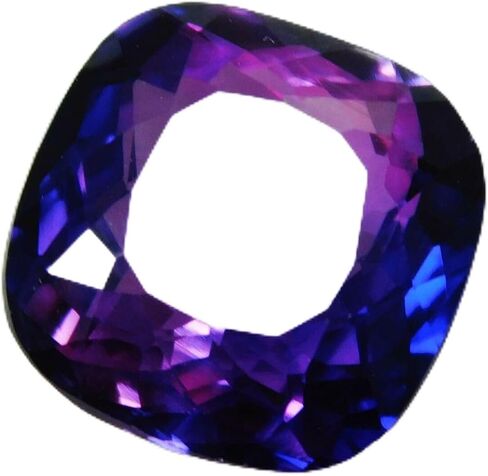TANZANITE Purple Gemstones 6.00 Ct NATURAL Deep CERTIFIED Square Cushion Cut in Kuwait