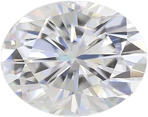 A++VVS1 Quality and CERTIFIED D White Color 7x9 mm Oval Moissanite Gemstone in Kuwait