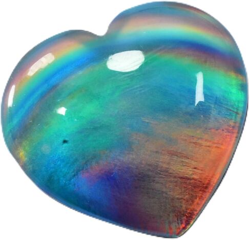 CERTIFIED 15.35 Ct Natural Boulder Opal Heart Cut Ring Size Loose Gemstone in Kuwait