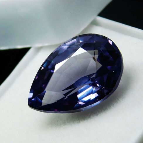 Natural Alexandrite Color Change CERTIFIED 8.9 Ct Pear Ring Size Loose Gemstone in Kuwait