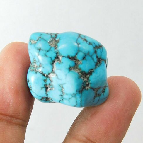 Mexican Blue TURQUOISE Rough 100 Ct Natural Raw CERTIFIED Loose Gemstone in Kuwait