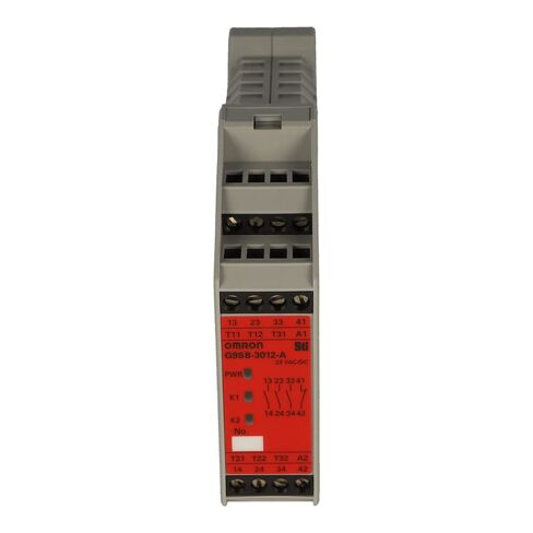G9SB-3012-A 24VAC/DC | G9SB-3012-A تيار متردد/DC24 | 347792 | وحدة ترحيل الأمان من أومرون، 5 أمبير، 3PST-NO، SPST-NC AUX، مدخلين قناة، إعادة ضبط تلقائي in Kuwait