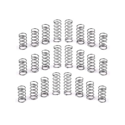 100pcs Mechanical Spring, 304 Stainless Steel Metal Spring (0.4 * 5 * 10mm), 5mm Outer Diameter, 10mm Long, 0.4mm Wire Diameter Compression Springs Steel in Saudi Arabia