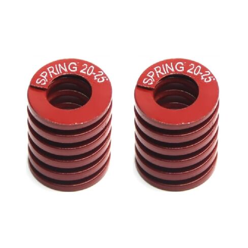 2Pcs Red 3D Printer Die Spring 20mm OD 10mm ID 25mm Long Spring Steel Spiral Stamping Moderate Load Compression Mould Die Spring in Kuwait