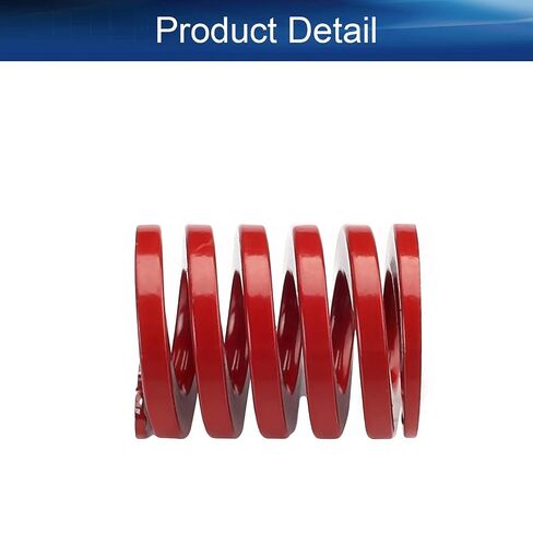 2Pcs Red 3D Printer Die Spring 20mm OD 10mm ID 25mm Long Spring Steel Spiral Stamping Moderate Load Compression Mould Die Spring in Kuwait