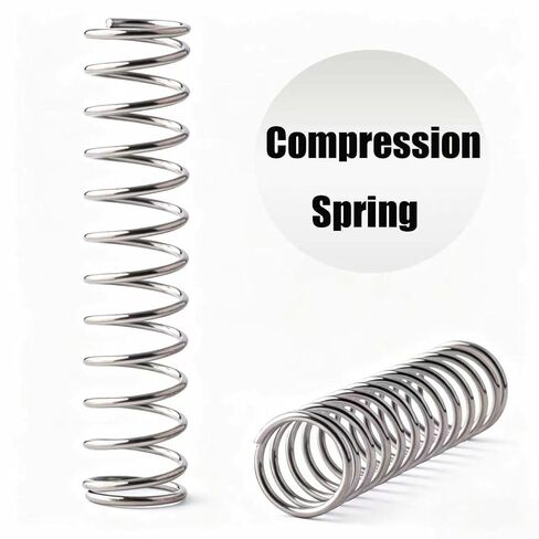 2Pcs Compression Spring 0.8mm Wire Dia x 10mm OD x 300mm L, 304 Stainless Steel Small Compression Springs for Home Repair, DIY, 3D Printer, Mechanical Projects in Kuwait