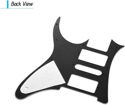 جيتار كهربائي HXBER HSH Pickguard من مادة PVC لحماية الخدش لاستبدال جيتار Ibanez g250 باللون الأسود 1 طبقة in Kuwait