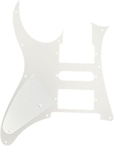 جيتار HSH من اللؤلؤ الأبيض لـ MIJ لـ Ibanez RG 350 DX نمط جيتار بيكجوارد هامبوكر بيك اب لوحة خدش in Kuwait