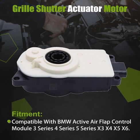 Lower Grille Shutter Actuator Motor Fit for BMW Active Air Flap Control Module 3 Series 4 Series 5 Series X3 X4 X5 X6 Replaces 5811R1000 9881645-02 in Kuwait