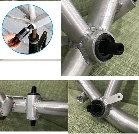 مجموعة ذراع مربعة من سبائك الألومنيوم ثلاثية السرعة 170 مم 104/64bcd 48/38/28T مع أذرع مرفقية وقوس سفلي BB باللغة الإنجليزية 68x116 مم، مجموعة كرنك لدراجة الطرق الجبلية الثابتة والعتاد in Kuwait