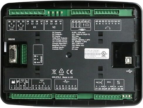 DSE7310 MKII مولد الديزل السيارات بدء فشل التيار الكهربائي وحدة التحكم شاشة LCD لوحة تحكم in Kuwait