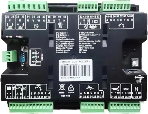 DSE7310 MKII مولد الديزل السيارات بدء فشل التيار الكهربائي وحدة التحكم شاشة LCD لوحة تحكم in Kuwait