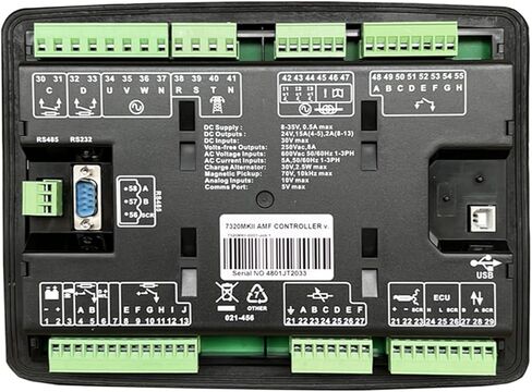 DSE7320 MKII Diesel Generator Auto Start Control Module LCD Display Controller Panel in Kuwait