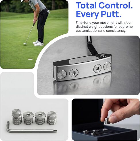 Alloy Golf Weight Screw 4 Pcs Set, Replacement Putter Weights Compatible with LAB Golf MEZZ.1, MEZZ.1 Max & DF3 (8g/4pc) in Kuwait