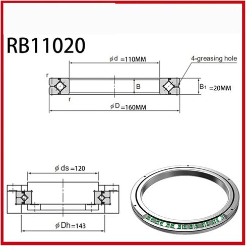 الأسطوانة الدائري الدوران الداخلي 11020 RB11020 RB11020UUCC0 RB11020UUC0 in Saudi Arabia