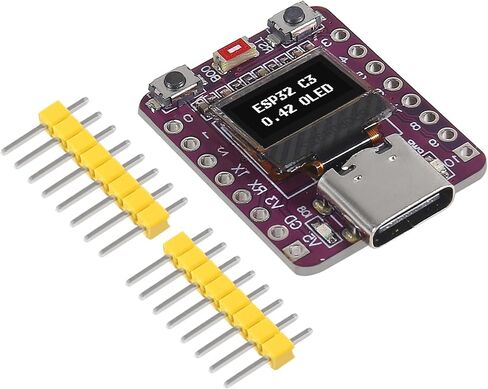 10 قطعة ESP32-C3 OLED مجلس التنمية مع 0.42 بوصة OLED وحدة هوائي السيراميك واي فاي بلوتوث ESP32 Supermini مجلس التنمية in Kuwait