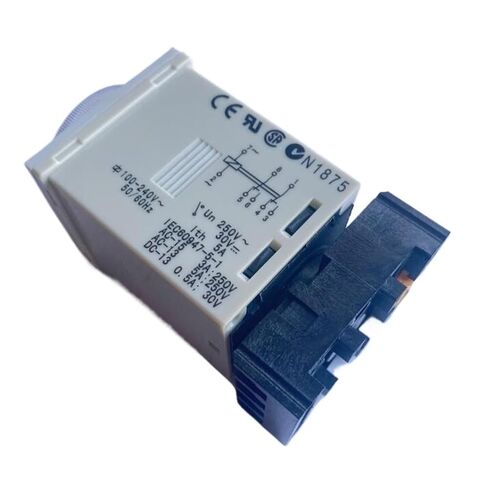 مرحل الوقت H3CR-A8 من 1.2 ثانية إلى 300 ساعة 50/60 هرتز DC12-48V AC100-240V 8PIN مع تأخير دورة التشغيل والإيقاف (AC100-240V) in Kuwait