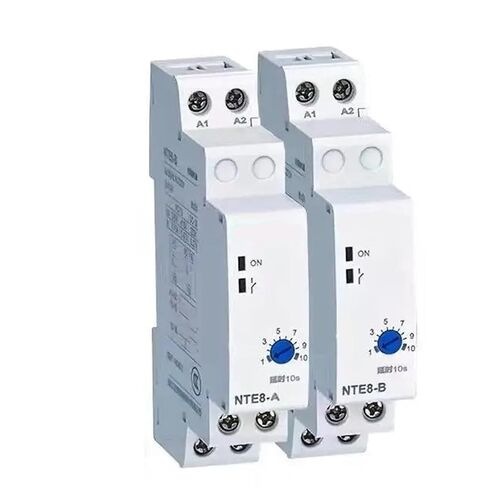 1PCS NTE8 Series Time Delay Relay Control Off Power On Delay NTE8-A NTE8-B 5S 10S 120S 480S AC220V DC24V Din Rail Digital Timer(220V AC,NTE8-A 0.1-5S) in Kuwait