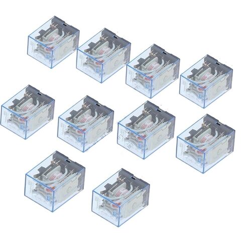 10 قطعة/الوحدة الطاقة التقوية MY2NJ 12V 24V 36V 110V 220V 380V AC لفائف مصغرة DPDT 2NO 2NC 8 دبابيس 5A 240VAC MY2N-J HH52P (AC 12V) in Kuwait
