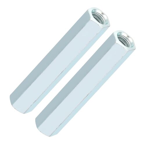 Hollow Thread Pillars,Long Rod Nut,2Pcs M4 M5 M6 Sleeve Stud Adapters Pipe Connectors Hex Hexagonal Standoff Threaded Fasteners(M5*5mm) in Saudi Arabia