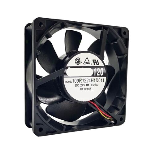مروحة 109R1224H1D011 تيار مستمر 24 فولت 0.25 أمبير 12 سم 12038 3 أسلاك تبريد in Kuwait