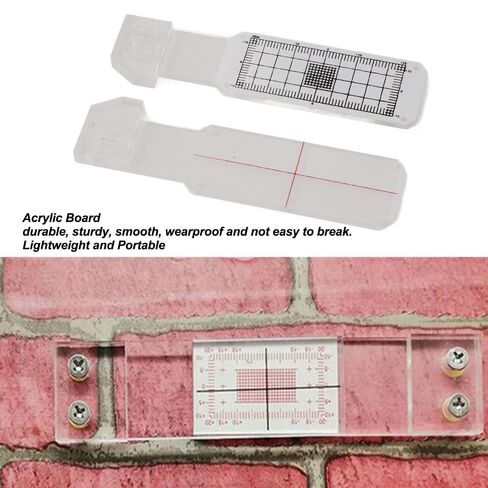 Crack Monitor, Standard Precision Gauge Crack Monitoring Record Tool for Wall Deformation and Crack Tracking (1PC) in Kuwait