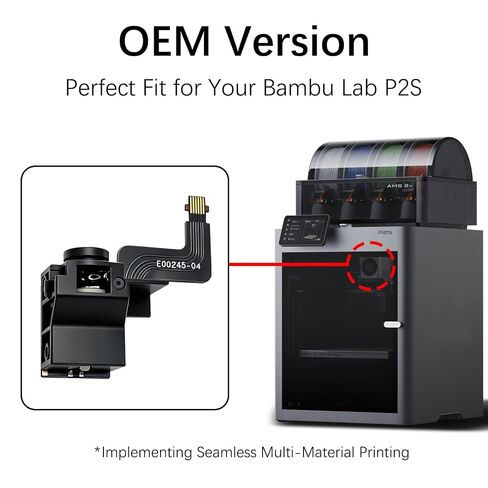 Original Bamboo P2S Extruder Filament Sensor – Hall Switch Technology for Accurate Filament Runout Detection & Cutter Position Monitoring – Prevents Print Failures for Bambu Lab P2S Filament Sensor in Kuwait