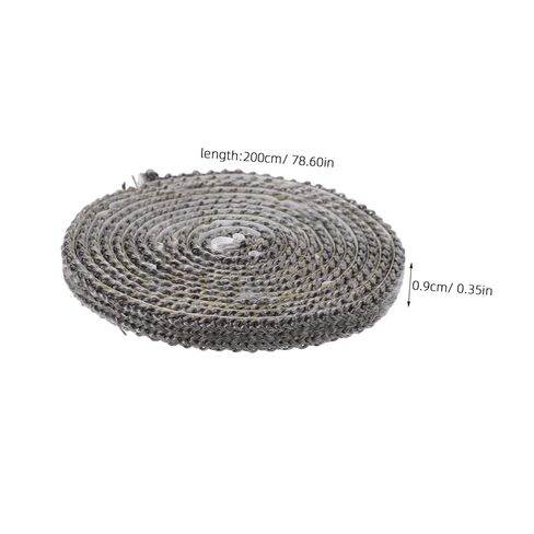 SUPVOX 2m Replacement Gasket Tape for Stove Gasket Tape Sealing Strip for Indoor Smoker Fiberglass Sealant in Kuwait