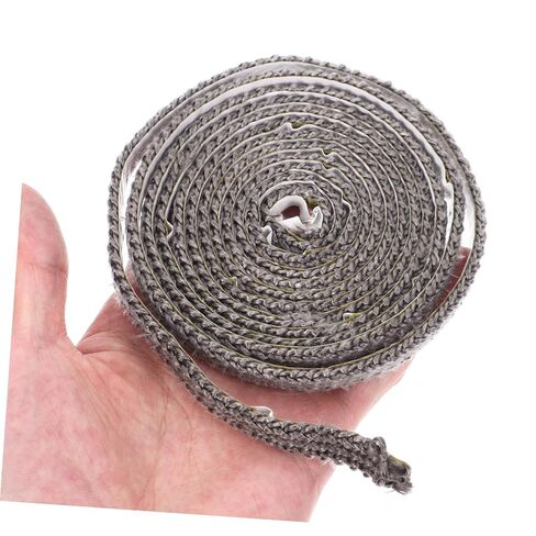 SUPVOX 2m Replacement Gasket Tape for Stove Gasket Tape Sealing Strip for Indoor Smoker Fiberglass Sealant in Kuwait