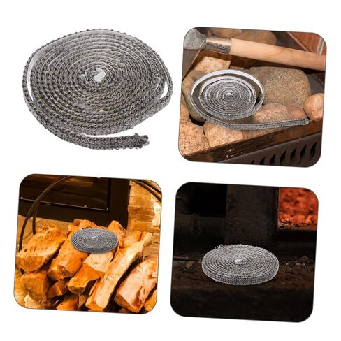 SUPVOX 2m Replacement Gasket Tape for Stove Gasket Tape Sealing Strip for Indoor Smoker Fiberglass Sealant in Kuwait