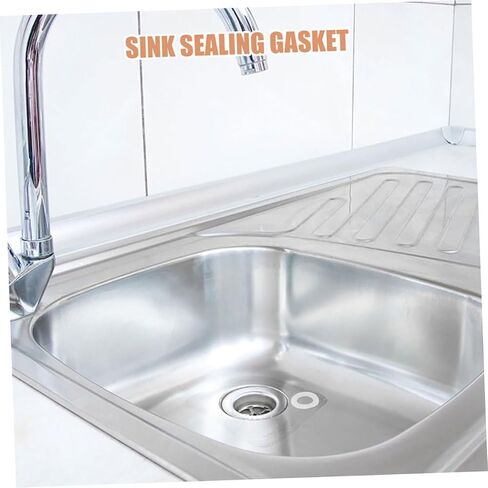20pcs Silicone Sealing Ring Gasket Kit for Bathtub Sink Drainage Fit Easy Install in Kuwait