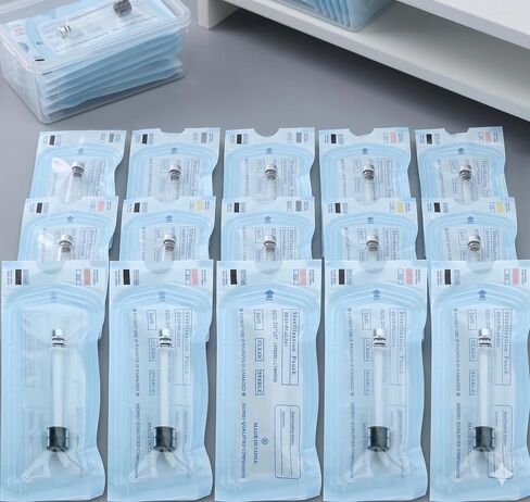 3ml Glass Cartridges - Pack of 10 Empty Tubes - Compatible with V1 & V2 Dispenser Pens in Kuwait
