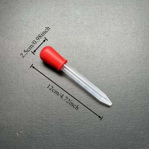 Generic Suitable for Laboratory Experiments 4Pcs Silicone Plastic Pipette Transfer Dropper Ball Head Multiple Colors in Kuwait