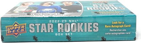 مجموعة بطاقات الهوكي من Upper Deck 2022-23 NHL Star Rookies (مجموعة قاعدة كاملة مكونة من 25 بطاقة + مجموعة قاعدة واحدة متوازية) in Kuwait