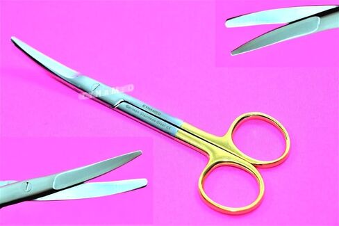 GERMAN PREMIUM 3 EA Operating Mayo Scissors CURVED 5.5 inches CYNAMED in Kuwait