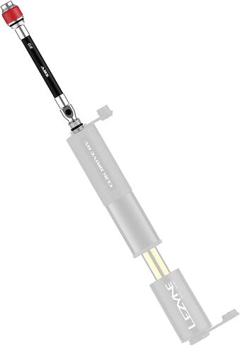 خرطوم LEZYNE Abs Flex مع Clik Chuck، اللون: أسود (1-RP-HOSE-V1CLK) | مضخات الدراجة in Kuwait
