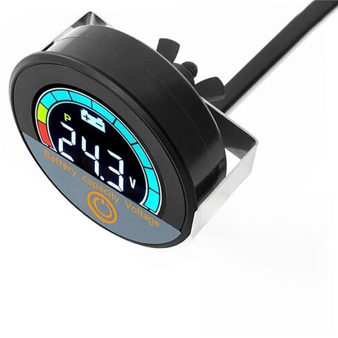 1 قطعة 5918 DC7-100V الفولتميتر الرقمي الدائري مقاوم للماء قدرة البطارية رصد جهاز قياس الجهد الكهربائي مؤشر مستوى البطارية العالمي (مضمن) in Kuwait