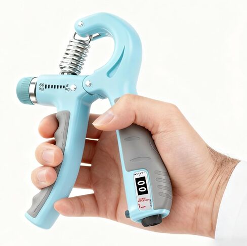 Adjustable Grip Strength Trainer - Heavy-Duty Strengthener for Men/Women, Precision Counting Hand Exerciser for Fitness & Professional Training in Kuwait