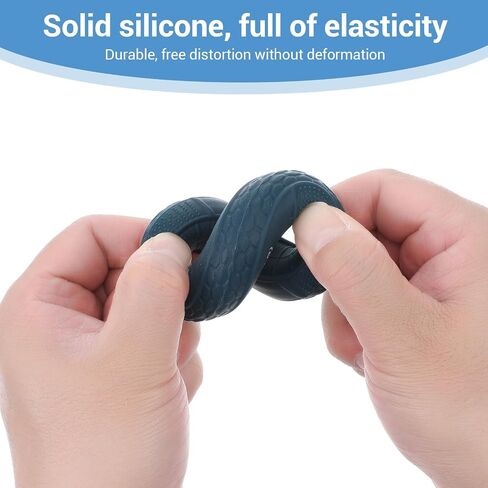 5pcs Grip Strength Trainer Hand Grip Strengthener Rings Fingers Exerciser Silicone Rings Hand Gripper for Muscle Training Sports Rock Climbing Athletes Finger Workout Stress Relief in Kuwait