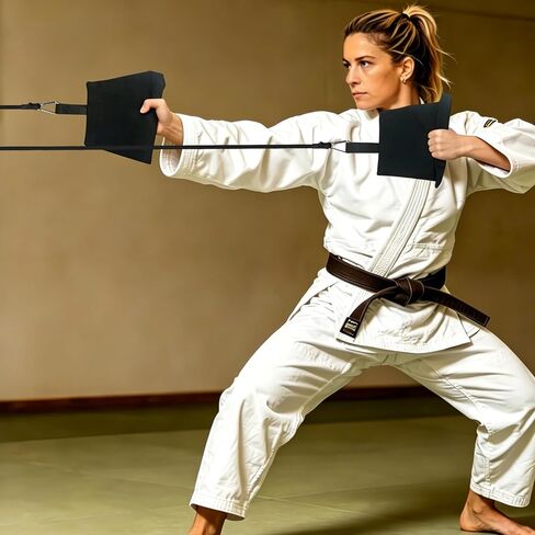 جهاز محاكاة قبضة تدريب جيو جيتسو - مجموعة أربطة مقاومة Gi-BJJ، تدريب على تحمل الإمساك للجودو، مصارعة الكيمونو in Kuwait