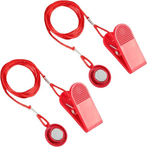 2pcs Universal Treadmill Magnetic Safety Key Replacement Magnetic Safety Switch Clip Emergency Machine Stop Accessories Universal Treadmill Emergency Stop Magnet for Most Treadmills Running Machines in Kuwait