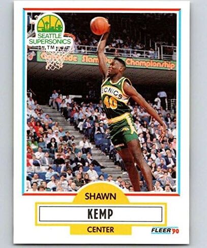 كرة السلة NBA 1990-91 فلير #178 شون كيمب #178 NM+ RC Rookie in Kuwait