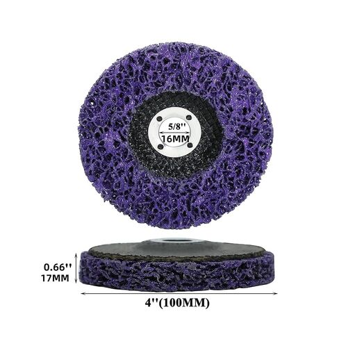5 Pack Strip Discs for Angle Grinder – Paint Rust Remover Wheels, Abrasive Clean Strip Disc for Metal, Wood, Fiberglass in Kuwait