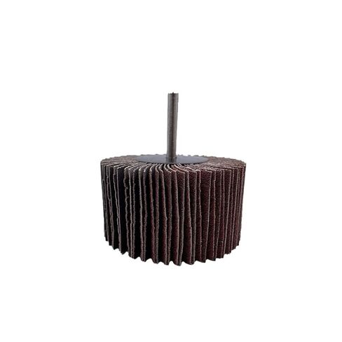 10Pcs Mounted Flap Wheel Set, 1/4" Shank, Abrasive Material for Metal Fabrication(25x25x6mm,80 GRIT_10PCS) in Kuwait
