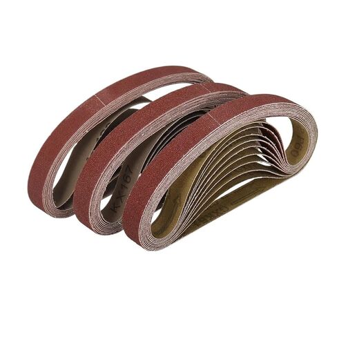 10/20/50pcs 20x520mm Sanding Belts Sandpaper Grit 60# 80# 120# for Wood Soft Metal Grinding Polishing(60,50PCS_20MMX520MM) in Kuwait