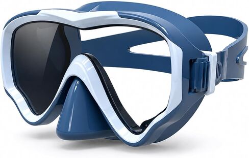 Kids Swim Goggles with Nose Cover Clear Lens Soft Silicone Frame Comfortable Fit for Snorkeling Diving Ages 4-12 in Kuwait